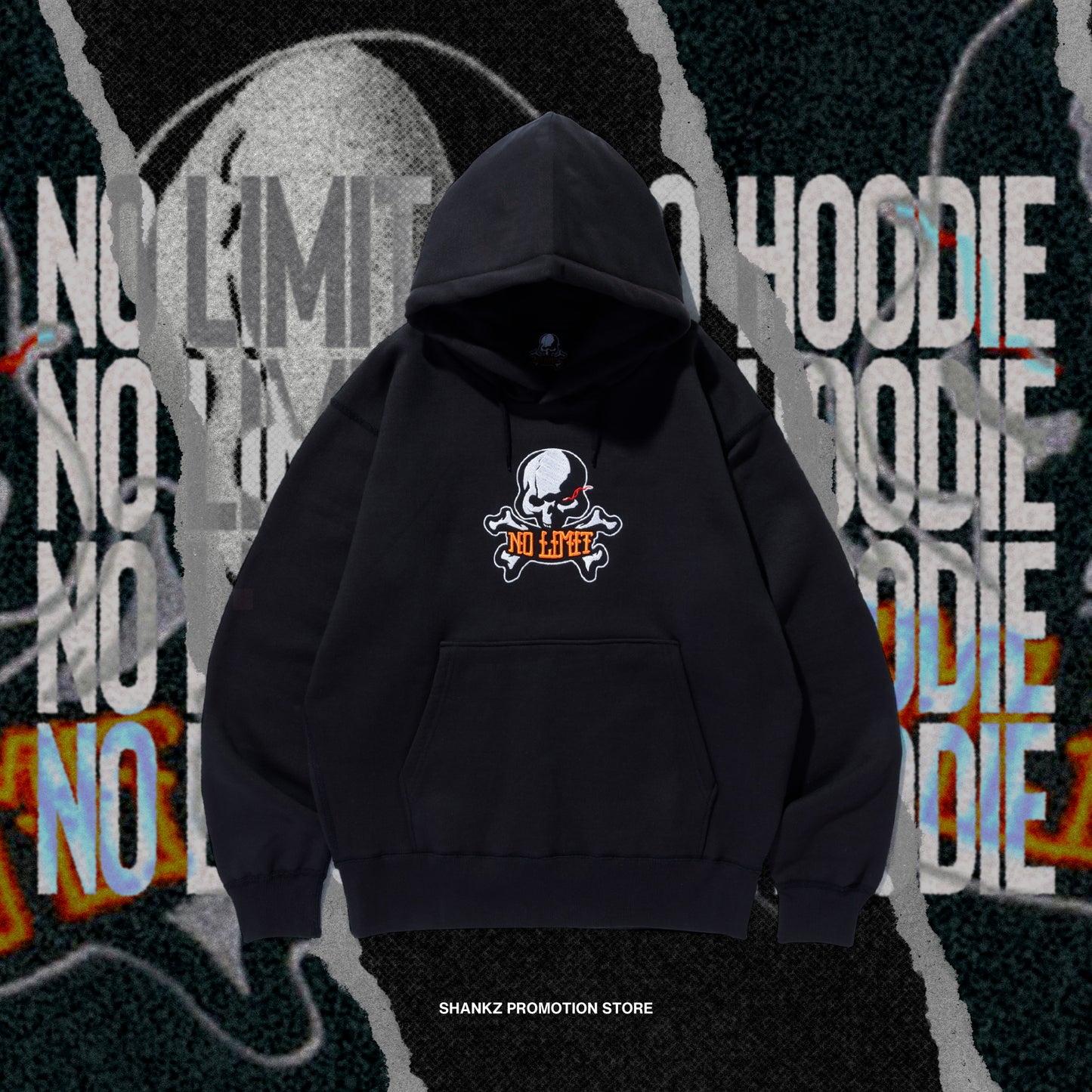 NO LIMIT LOGO HOODIE