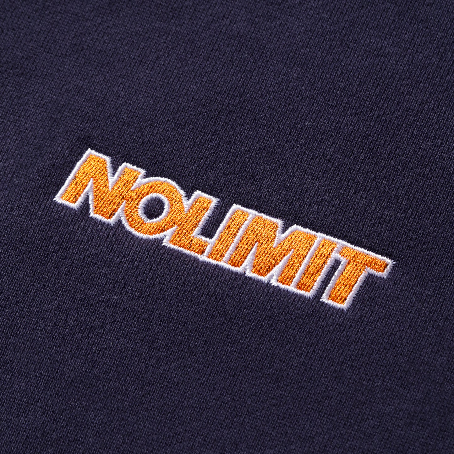 NO LIMIT LOGO CREW NECK SWEAT / NAVY